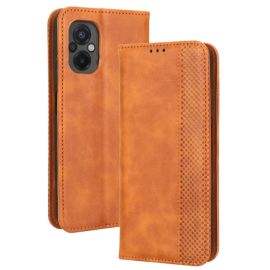 BUSINESS Brieftaschenhülle für Xiaomi Poco M5 braun