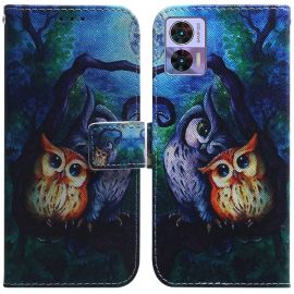 ART Brieftasche Abdeckung Motorola Edge 30 Neo OWL