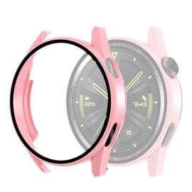 Kunststoffhülle mit Schutzglas für Huawei Watch GT 3 46mm pink