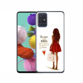 MY ART Schutzhülle Samsung Galaxy A71 RED DRESS (137)