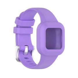 GLACIER Schutzhülle mit Trageband für Garmin Vivofit Junior3 lila