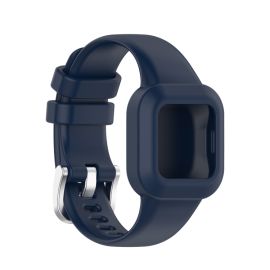 GLACIER Schutzhülle mit Trageband für Garmin Vivofit Junior3 dunkelblau