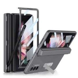 GKK BOX Schutzhülle mit Ständer Samsung Galaxy Z Fold 3 5G grau