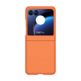 PLASTIC Schutzhülle aus Kunststoff für Motorola Razr 50 orange