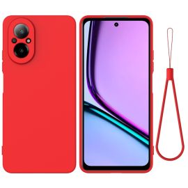 RUBBER Schutzhülle für Realme C67 rot