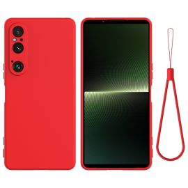 RUBBER Schutzhülle für Sony Xperia 1 VI rot