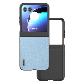 ABEEL LEATHER Abdeckung für Motorola Razr 50 hellblau