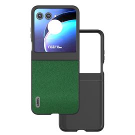 ABEEL LEATHER Abdeckung für Motorola Razr 50 grün