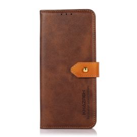 KHAZNEH DUAL -COLOR Wallet Cover für Samsung Galaxy Xcover 7 braun