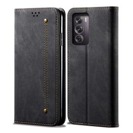 DENIM Wallet Cover für Oppo Reno12 Pro 5G schwarz