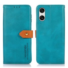 KHAZNEH DUAL-COLOR Wallet-Cover für Sony Xperia 10 VI blau
