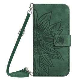 ART SUNFLOWER Brieftaschenetui mit Kordel für Sony Xperia 1 VI grün