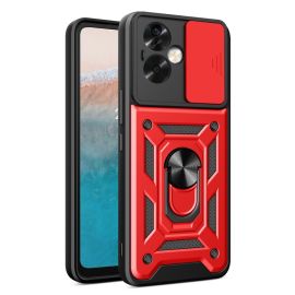RING CAMERA Cover mit Halterung für Oppo A79 5G rot