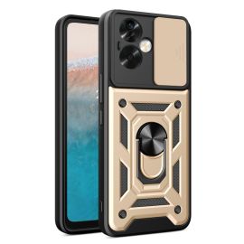 RING CAMERA Cover mit Halterung für Oppo A79 5G Gold