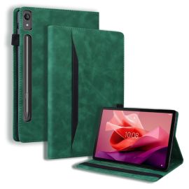 FLATY Flip Case für Lenovo Tab P12 grün