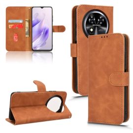 SKIN FLIP Wallet Case für Oukitel C37 braun