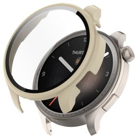 PC FULL COVER Kunststoffabdeckung mit Glas für Amazfit Balance beige