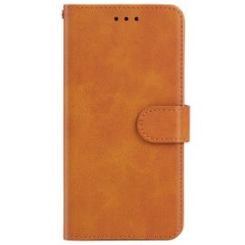 SMOOTH Wallet Case für TCL 50 SE braun