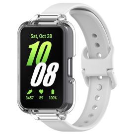 PROTEMIO COVER SET Uhrenarmband + Hülle Samsung Galaxy Fit3 weiß