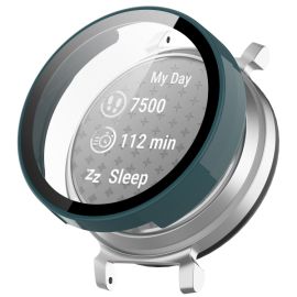 PC VOLLSTÄNDIGE ABDECKUNG Kunststoffabdeckung mit Glas für Garmin Lily 2 grün