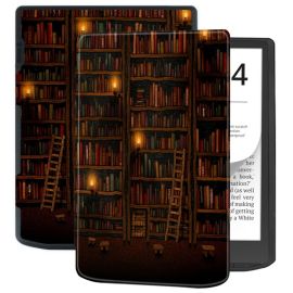 ART Klapphülle für Pocketbook InkPad 4 743G / InkPad Color 3 743K3 / InkPad Color 2 743 LIBRARY