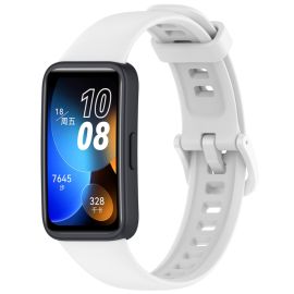 SILIKON Wechselarmband für Huawei Band 10 / Band 9 weiß