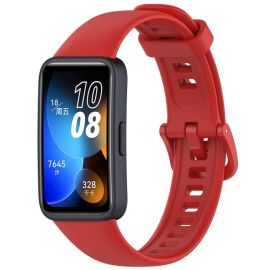 SILIKON Wechselarmband für Huawei Band 10 / Band 9 rot