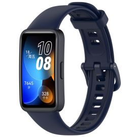 SILIKON Wechselarmband für Huawei Band 10 / Band 9 dunkelblau