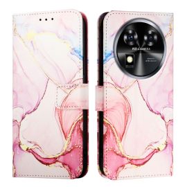 ART MARBLE Geldbörsenhülle für Oukitel C37 ROSE GOLD