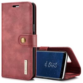 DG.MING Wallet Cover 2in1 Samsung Galaxy S8 Plus rot