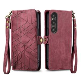 GEOM Wallet Case für Sony Xperia 10 VI rot