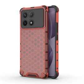HONEYCOMB Schutzhülle Xiaomi Poco X6 Pro 5G rot