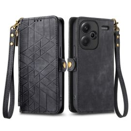 GEOM Wallet Case für Xiaomi Redmi Note 13 Pro+ 5G schwarz