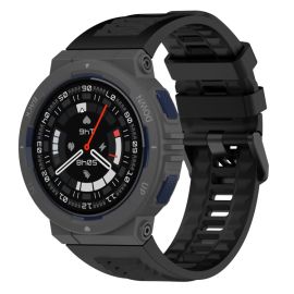 SILIKON Austauschbares Armband für Amazfit Active Edge schwarz
