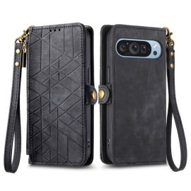 GEOM Wallet Case für Google Pixel 9 schwarz