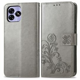 ART FLOWERS Wallet Case für Umidigi G5 / G5A grau
