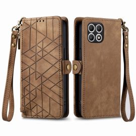 GEOM Wallet Case für T Phone 2 Pro braun