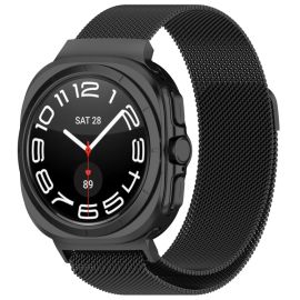 MILANESE Metallarmband für Samsung Galaxy Watch Ultra / Watch Ultra 2025 schwarz