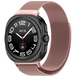 MILANESE Metallarmband für Samsung Galaxy Watch Ultra / Watch Ultra 2025 rosa