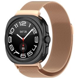 MILANESE Metallarmband für Samsung Galaxy Watch Ultra / Watch Ultra 2025 Roségold