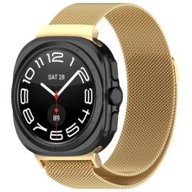 MILANESE Metallarmband für Samsung Galaxy Watch Ultra / Watch Ultra 2025 Gold