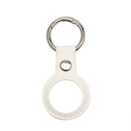 LEATHER Hülle für Apple AirTag weiß