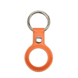 LEATHER Hülle für Apple AirTag orange
