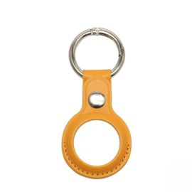 LEATHER Hülle für Apple AirTag gelb