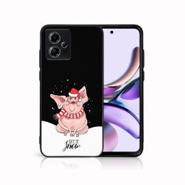 MY ART Cover mit Weihnachtsmotiv Motorola Moto G14 LET IT SNOW (075)