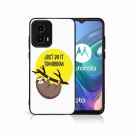 MY ART Schutzhülle für Motorola Moto G34 5G SLOTH (188)