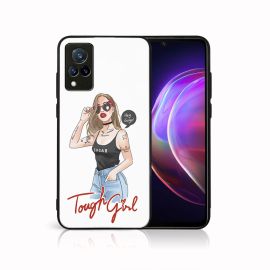 MY ART Silikonhülle Vivo V21 5G TOUGH GIRL (131)
