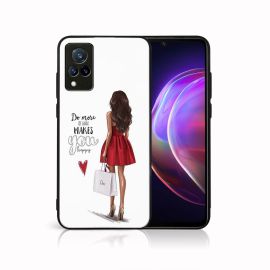 MY ART Silikonhülle Vivo V21 5G RED DRESS (137)