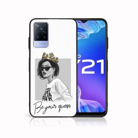 MY ART Silikonhülle Vivo Y21 / Y21s / Y33s QUEEN (139)