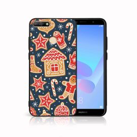 PROTEMIO MY ART Cover mit Weihnachtsdesign Huawei Y6 Prime 2018 CHRISTMAS (069)